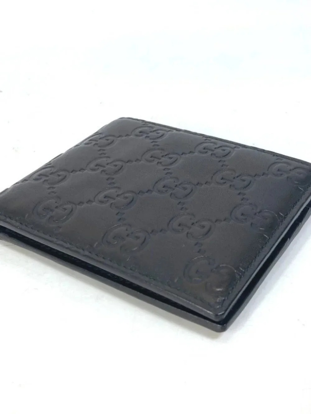 GUCCI 145754 Compact wallet GG Guccissima Bill Compartment Folded wallet Unused